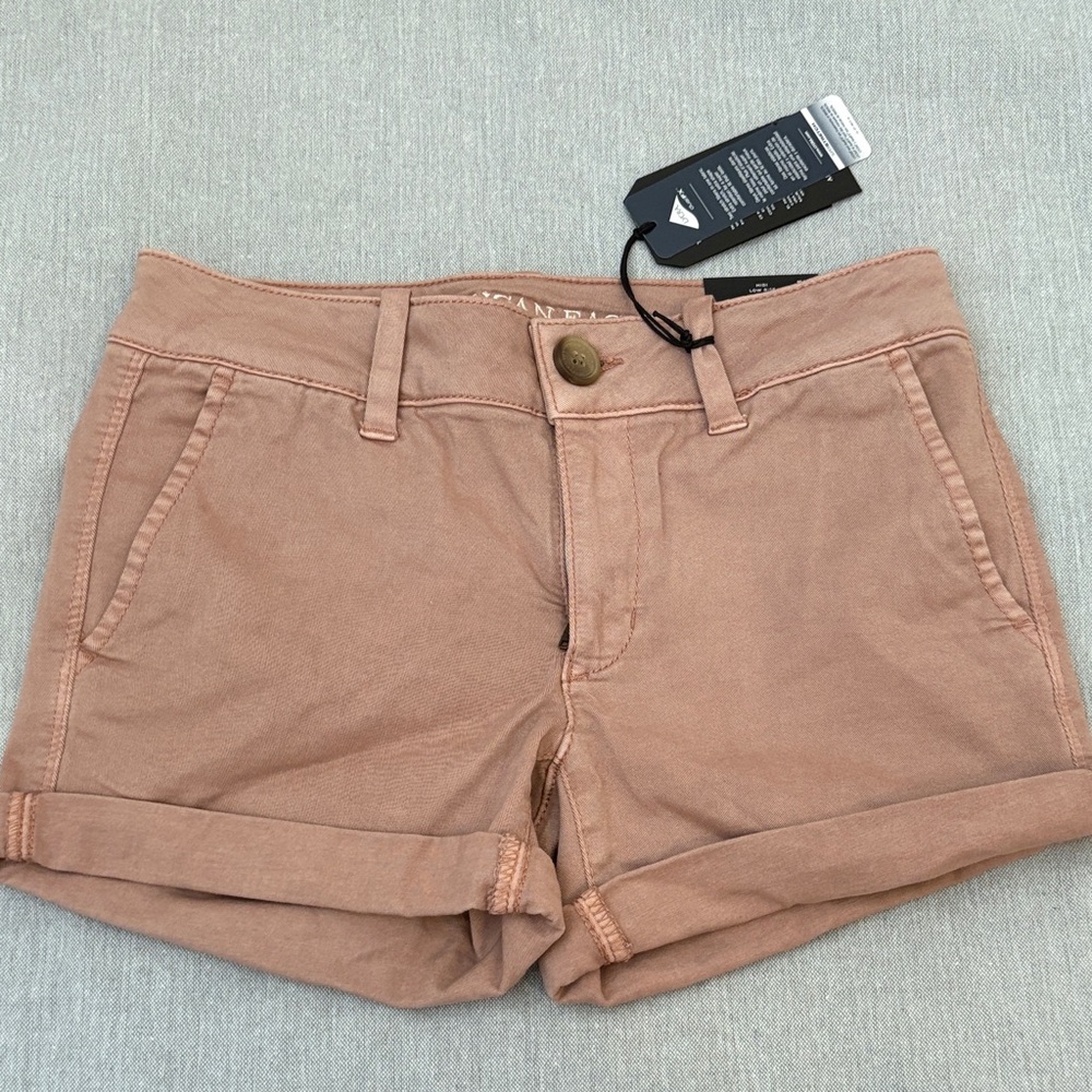 Women's Rolled-Hem Shorts - Dusty Rose